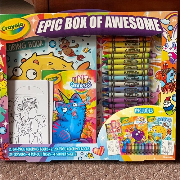 Crayola Other - 🌷CRAYOLA EPIC BOX OF AWESOME NWT